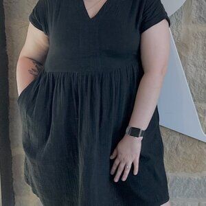 Universal Thread Short Sleeve Gauze Baby Doll Dress